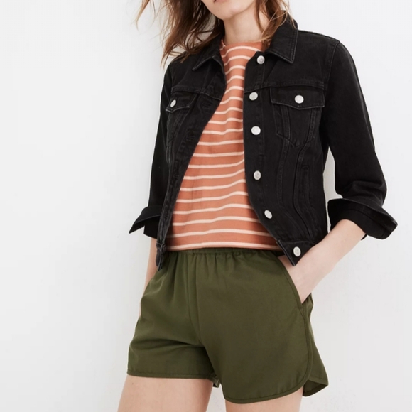 Madewell Pants - XS NWT Madewell Pull On Shorts Green
